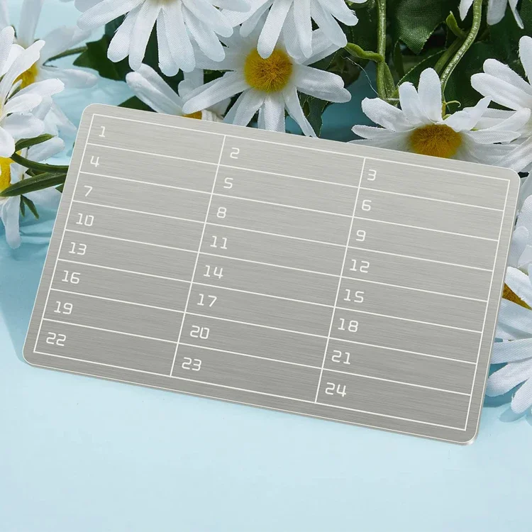 

Plates Steel Wallet Crypto Seed Storage