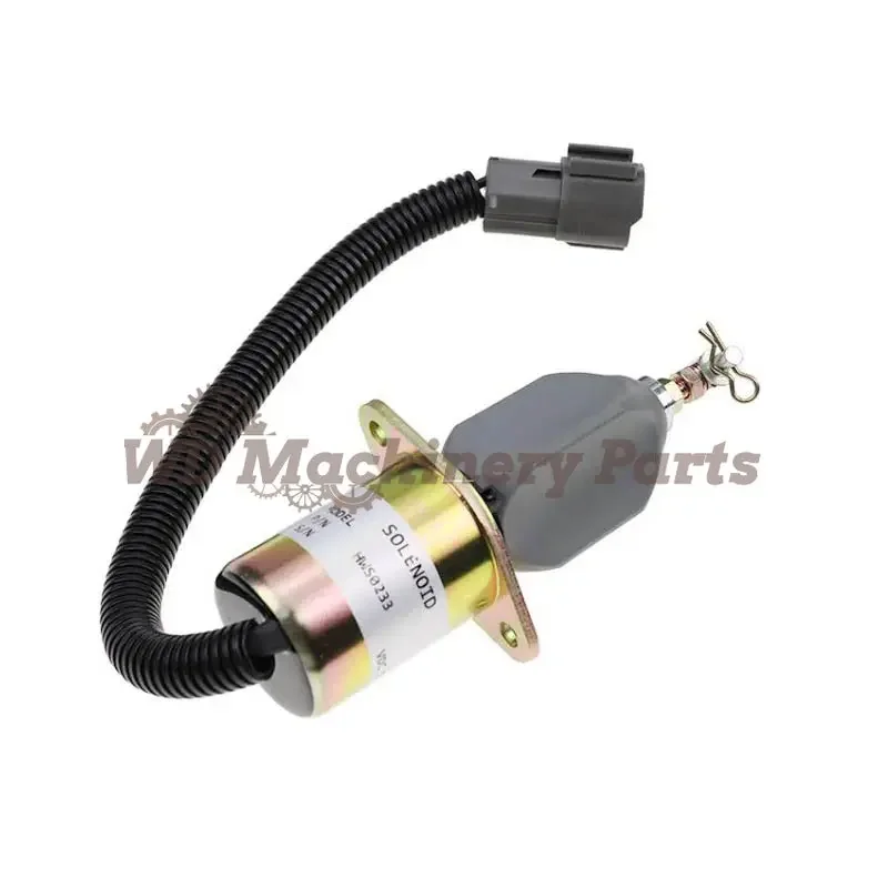 12V 3A Fuel Stop Oil Solenoid Valve 1751ES-12A3UC12BIS for Hyundai R60-5 R60-6 R210-5 R335-7