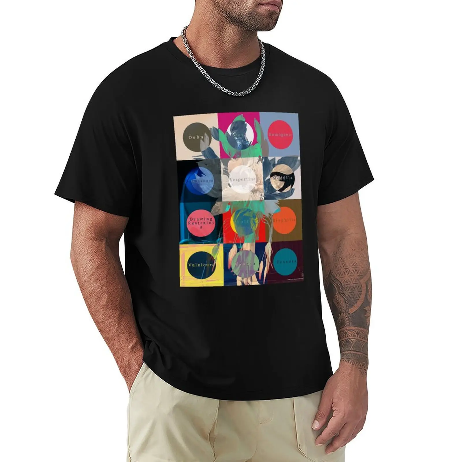 Camiseta básica con diseño de discografía de Björk, camiseta básica con diseño de discografía de Art Pop para primavera y verano