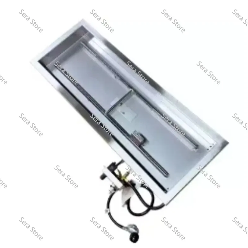 36× 12inch Stainless Steel Gas Propane Fire Pit Fire Stove Table Accessories