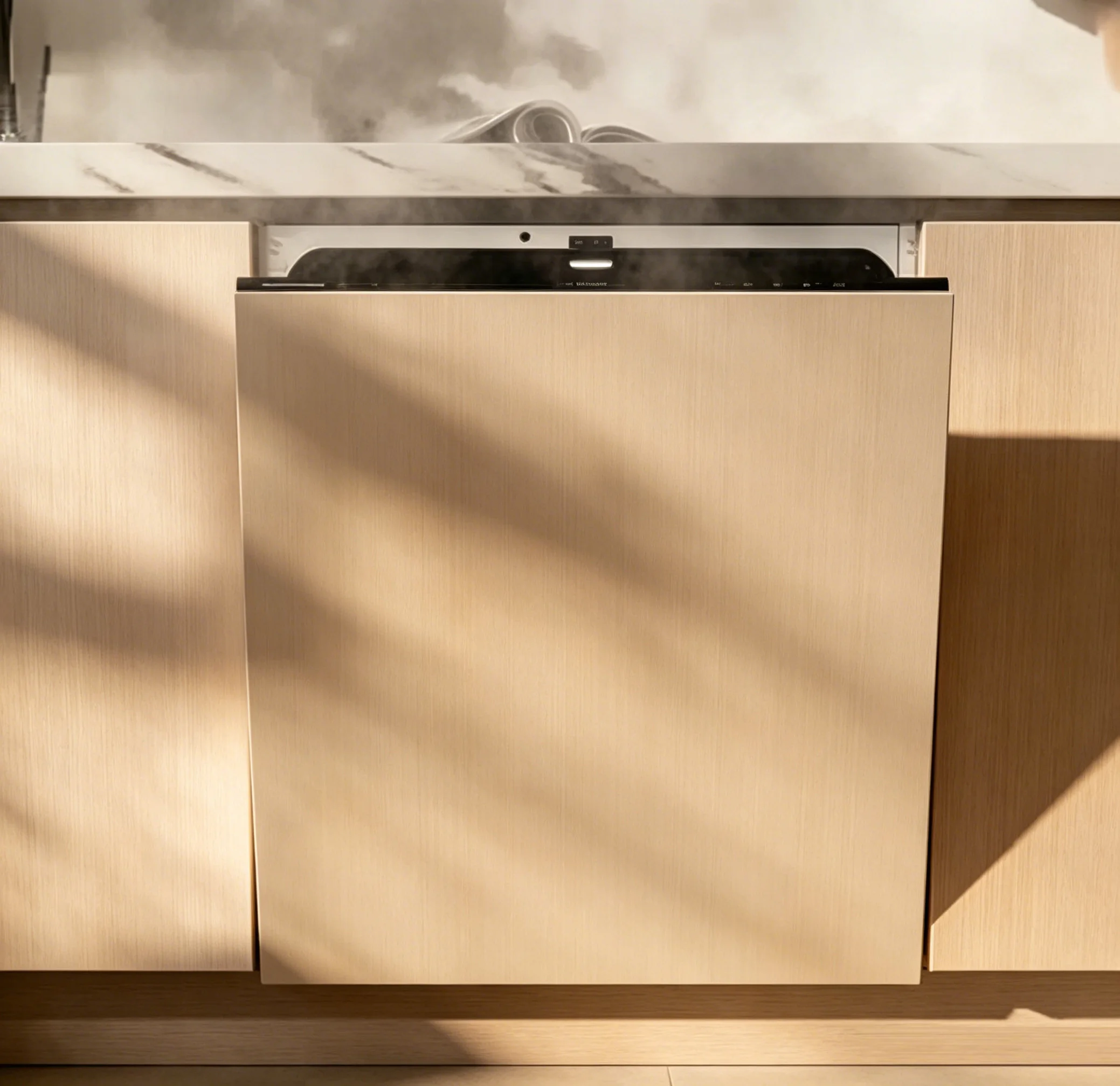 Fully Built-In Panel Ready Stainless Steel Electric Dishwasher For Hotel Use Energy Efficient Class