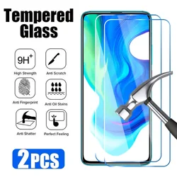 2PCS Protective Glass for Poco F7 F6 F5 F4 F2 Pro F4 GT X7 X6 X5 X4 Pro 5G Screen Protector for Poco M6 M5 M4 M3 Pro 5G C3