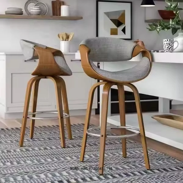 

New Modern Industrial Style Restaurant Kitchen Cafe Chair Back Restaurant Industrial Bar Wooden Bench