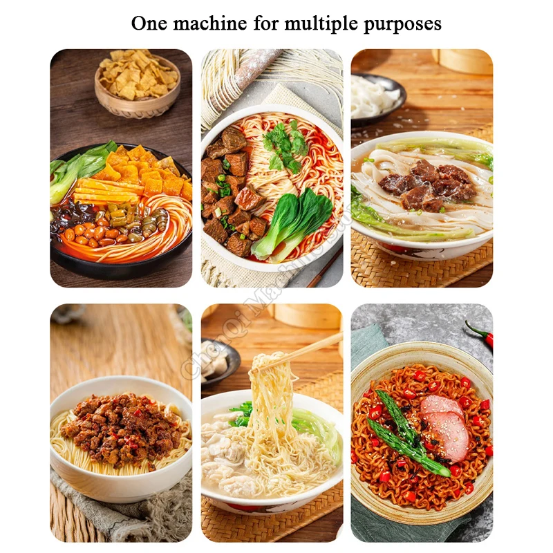 Настольная электрическая машина для приготовления лапши, коммерческая печь для приготовления лапши с двумя головками из нержавеющей стали, электрическая плита для приготовления лапши