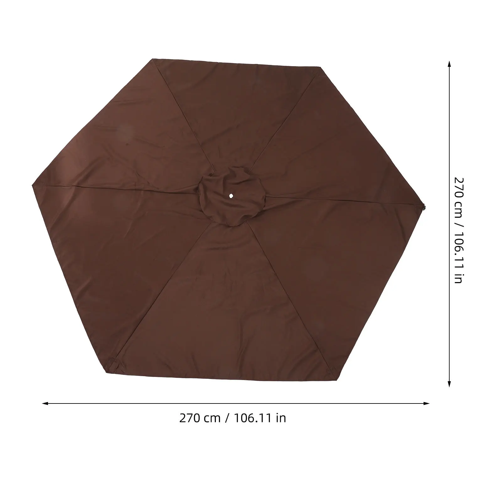 

Patio Umbrella Canopy Replacement Durable Material Long Lasting Use Outdoor Setting Garden Patio Umbrella Canopy Supply