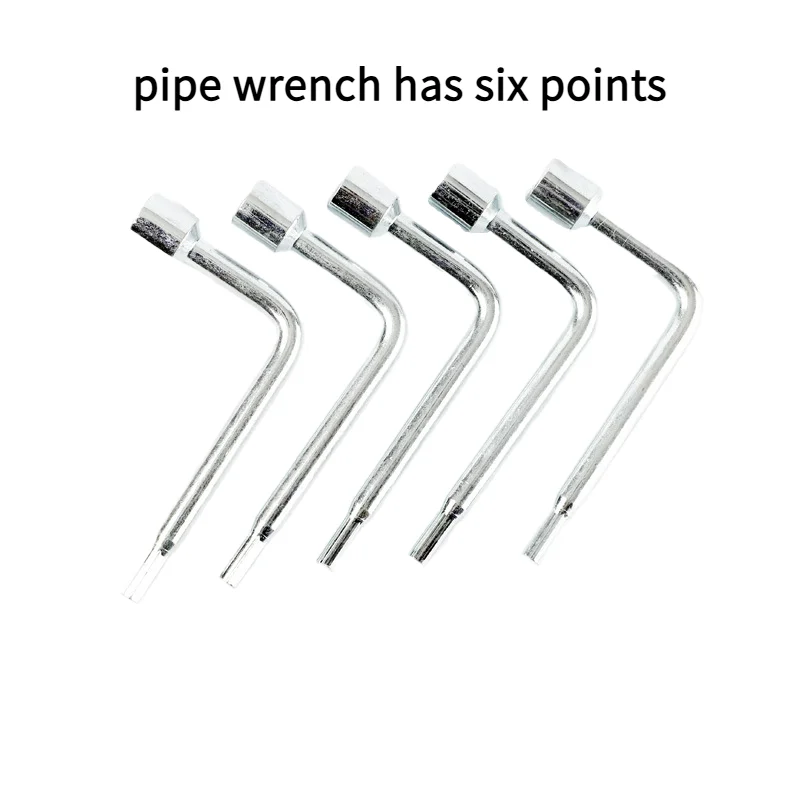 10 шт. 65 мм трубный ключ с утолщенным шестигранным торцевым ключом с одной головкой для легкой разборки автомобильных шин