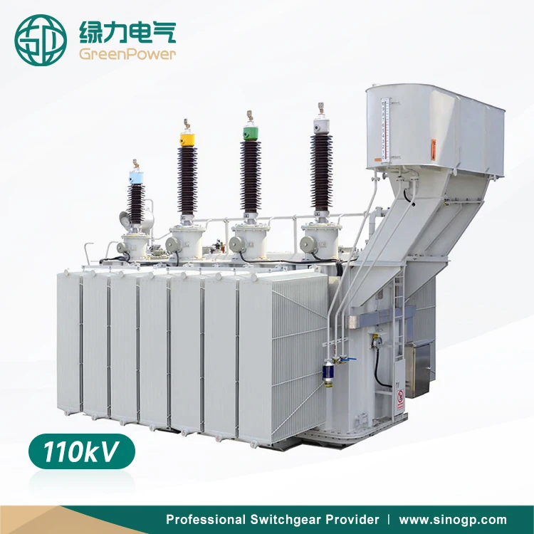 110kV 35kV 20kV 10kV Power Distribution Transformer Oil Immersed Type 3 Phase Electric Substation Step up Step Down Transformers