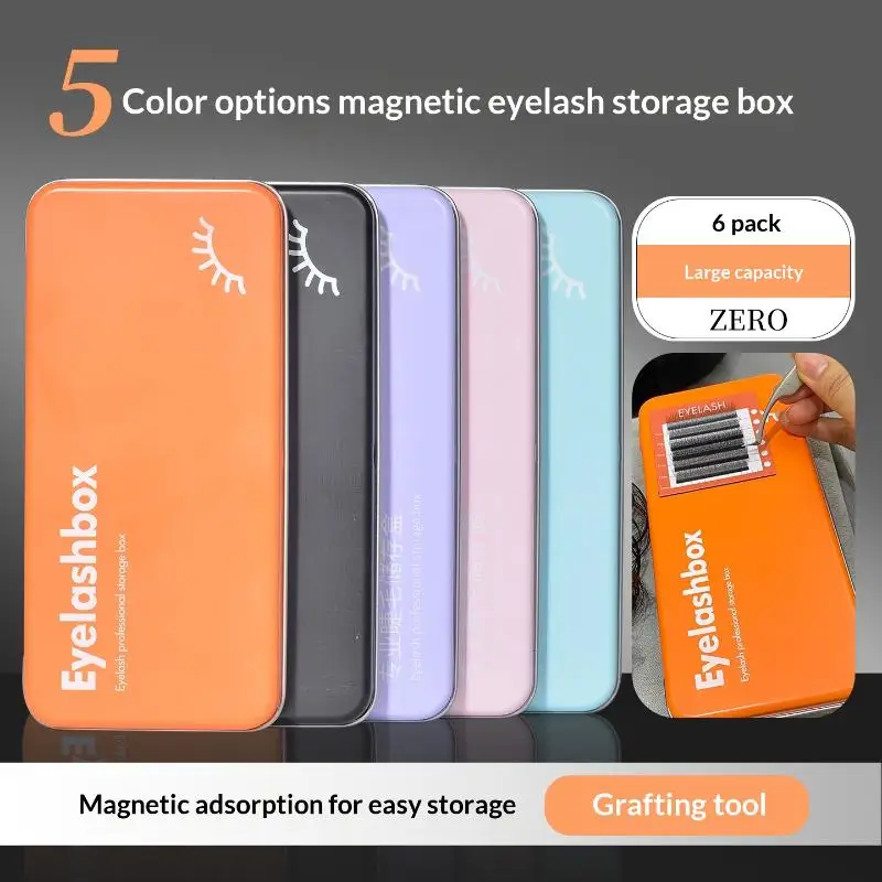 Eyelash Grafting Table Portable Eyelash Organizer Box Space Saving Storage Box Eyelash Extension Studio Tool Eyelash Rack
