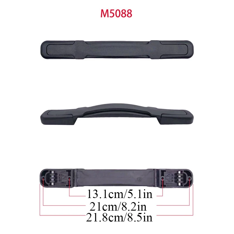 Preto Universal Bagagem Handle, Suitcase Handle Grip, Substituição de Viagem, Trolley Handle, Fácil Transporte, Bagagem Peças, Acessórios