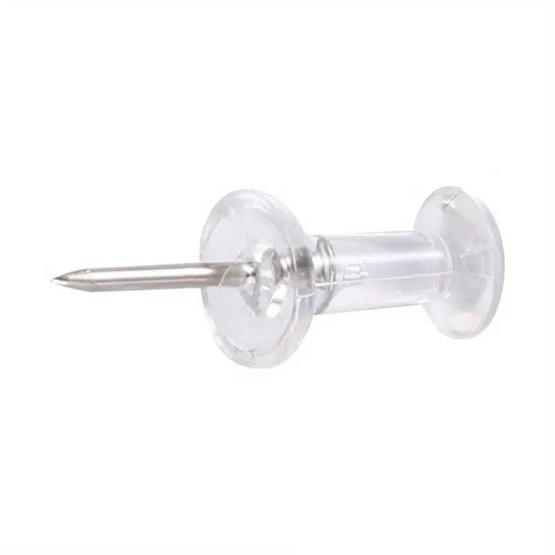 29Pcs Transparent Thumbtacks, Easy to Press Push Pins, Secure Hold for Bulletin Boards, Photo Walls, Corkboards, School Crafts