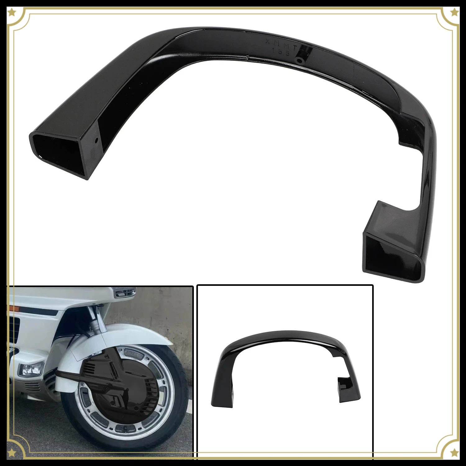 

Motorcycle For Honda Goldwing 1500 Gold Wing GL 1500 1500A 1500SE 1500I 1988 - 2000 Front Fender Guard Trim Cover Gloss Black