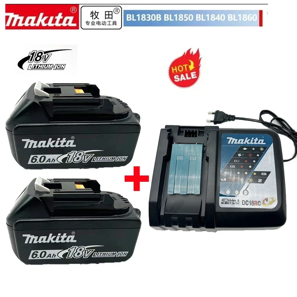 Makita 18V 6.0Ah Rechargeable Battery  Makita 18V BL1830 BL1830B BL1840 BL1840B BL1850 BL1850B Power Tools