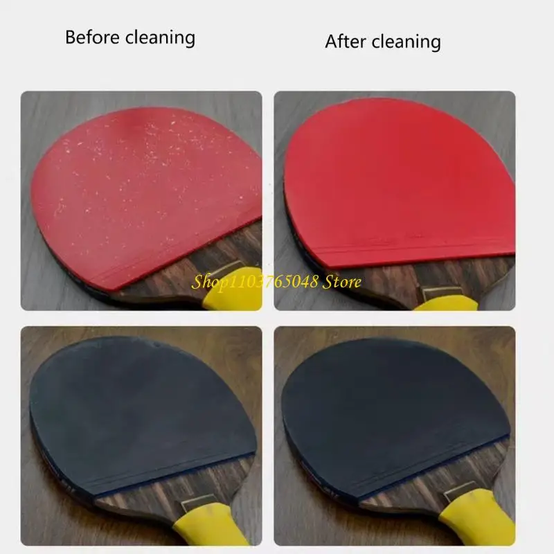 

R53E 5lots Table Tennis Bat Cleaning Sponge Effective Dirt Removal Washable Brush