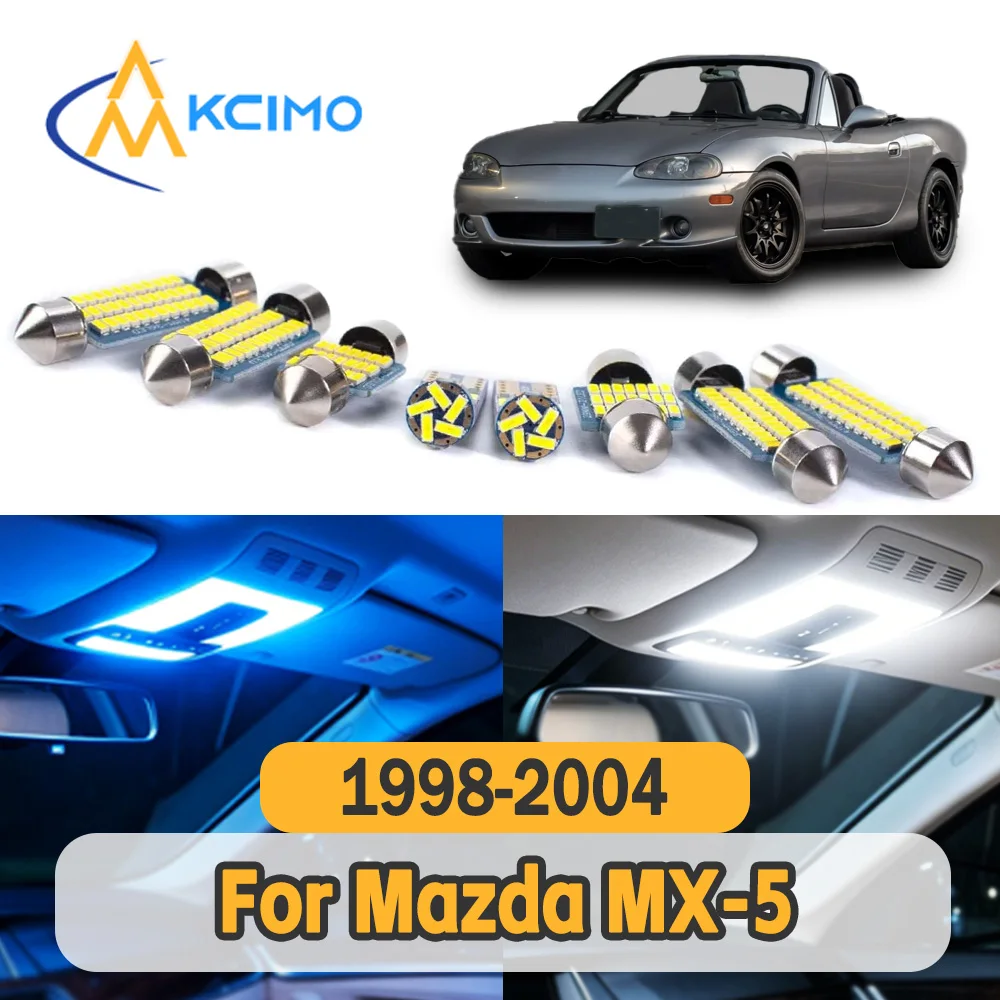 

Long Service Life Car Indoor Lamp Bulbs Stable Illumination Power Saving LED Light Replacement for Mazda MX-5 Miata 1998-2004