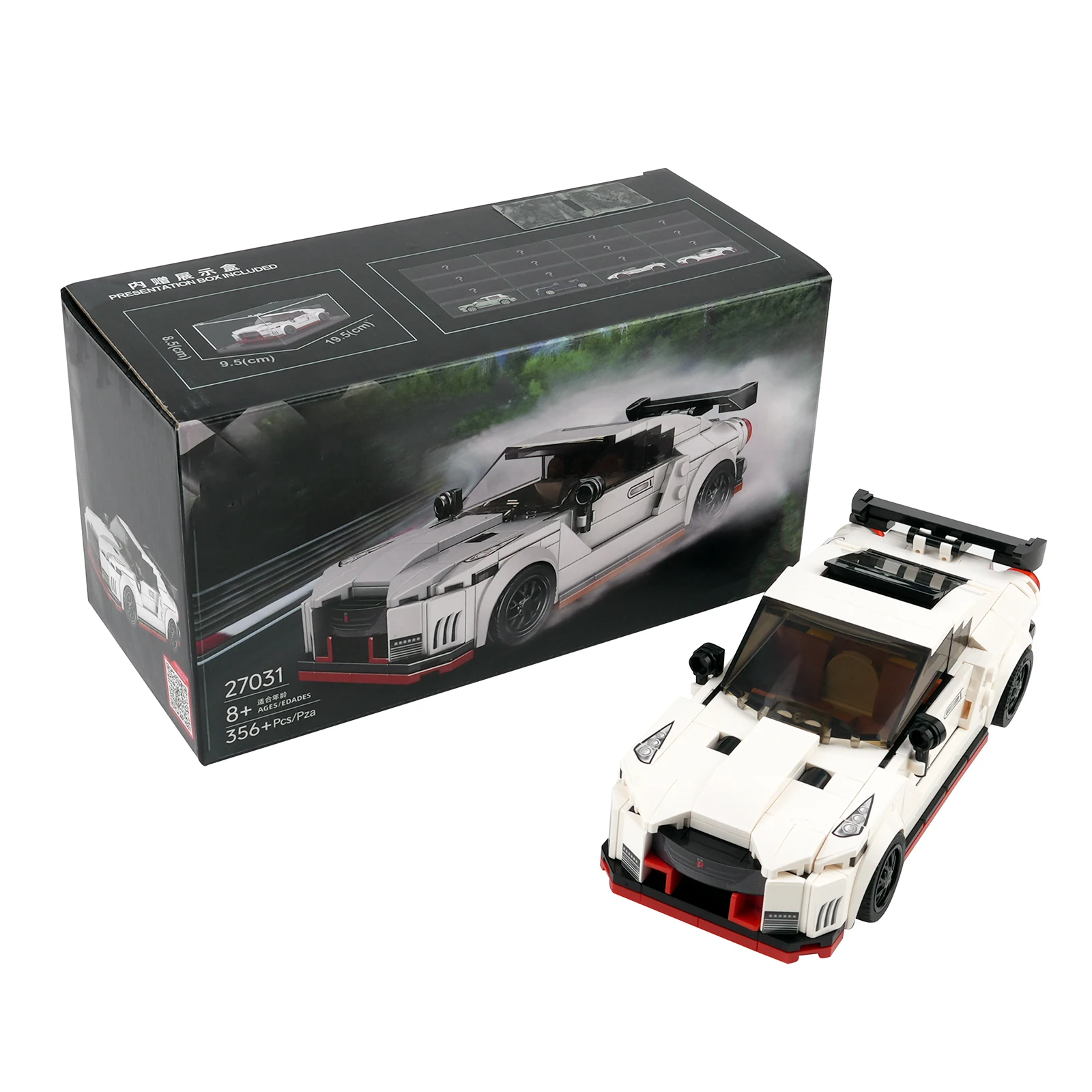 Mould King 27031S Mini Car Series 356 PCS Building Blocks DIY Assembly Model Kit Creative Educational Toy Gift for Adults & Kids