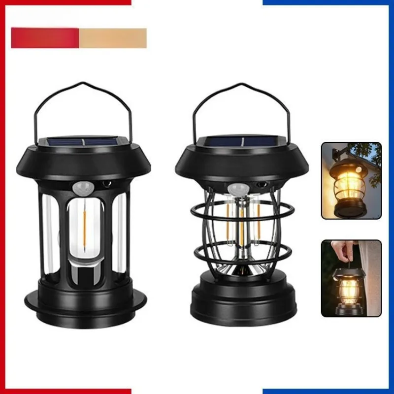 

Новый солнечный универсальный уличный фонарь: внутреннее аварийное освещение, домашний датчик движения, атмосфера для кемпинга и дикая лампа для кемпинга