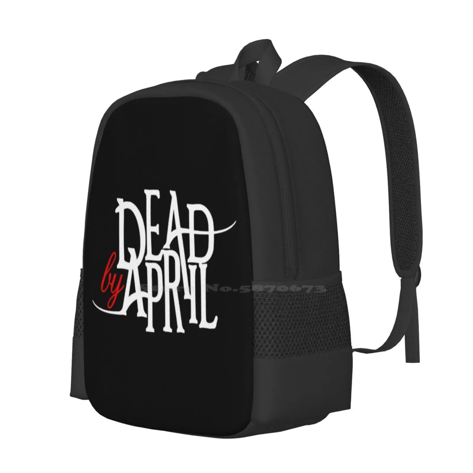 Dead By April School Bags Travel Laptop Backpack Dead By April Metal Band Underground Drum Guitar