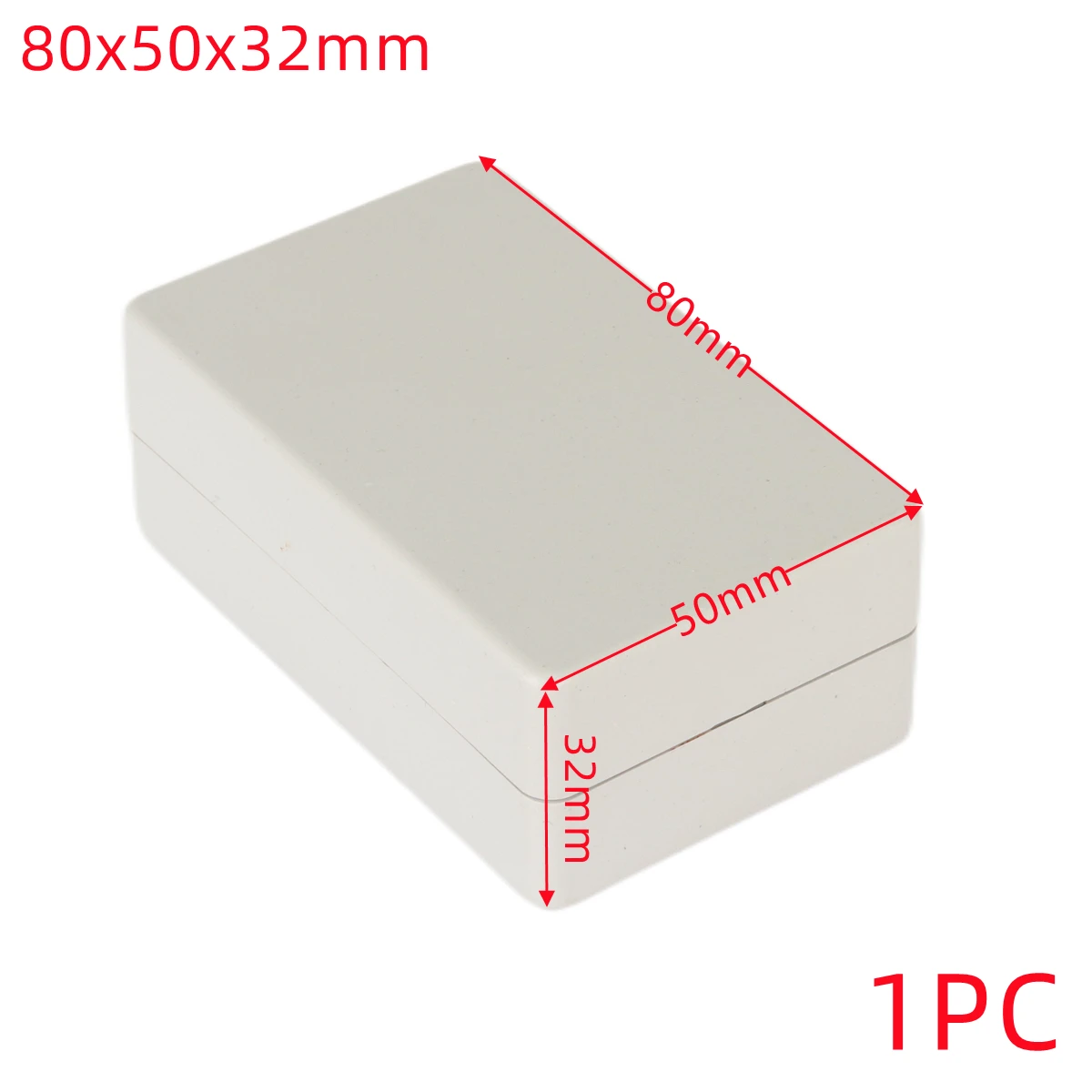 1PC White DIY ABS Plastic Project Box Storage Case Housing Instrument Case Enclosure Boxes Electronic Supplies