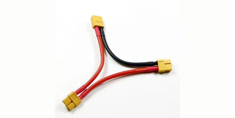 Xt60 series 12Awg extra soft silicone cable adapter cable model aircraft battery drone crossing machine manufacturer direct powe