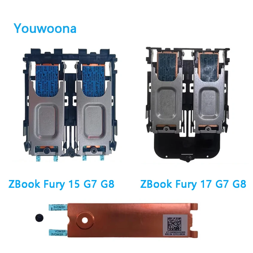 Bracket Heatsink Plate M.2 SSD3 SSD4 15 G7 G8 17 G8 G7 For Laptop HP ZBook Fury New Original