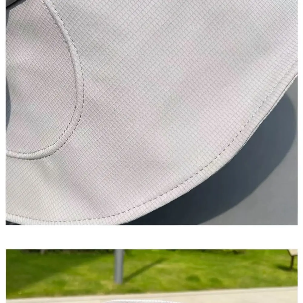 Summer Sun Visor Hat Women Wide Brim Foldable Cap Neck Cover UV Shield Breathable Outdoor Gardening Travel Accessory