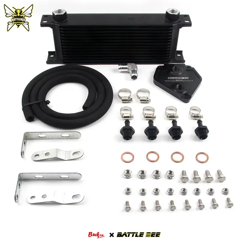 Hot Sale 1SET BATTLE BEE Gear Box Transmission Cooler Kit for for FC 1.5T Ver2.0 Cvt Radiator Aluminum Alloy New BB-TCK-002S