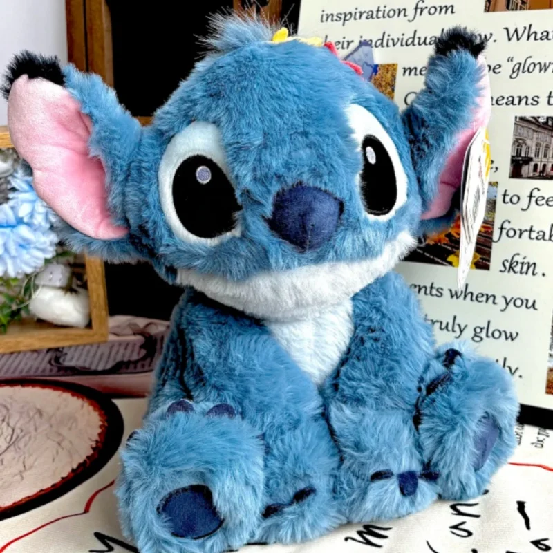 Oryginalna pluszowa zabawka Disney Anime Stitch, pluszak Lilo & Stitch, dziwnie urocza lalka Aniołek Róża, prezent urodzinowy/świąteczny dla dziewczynki