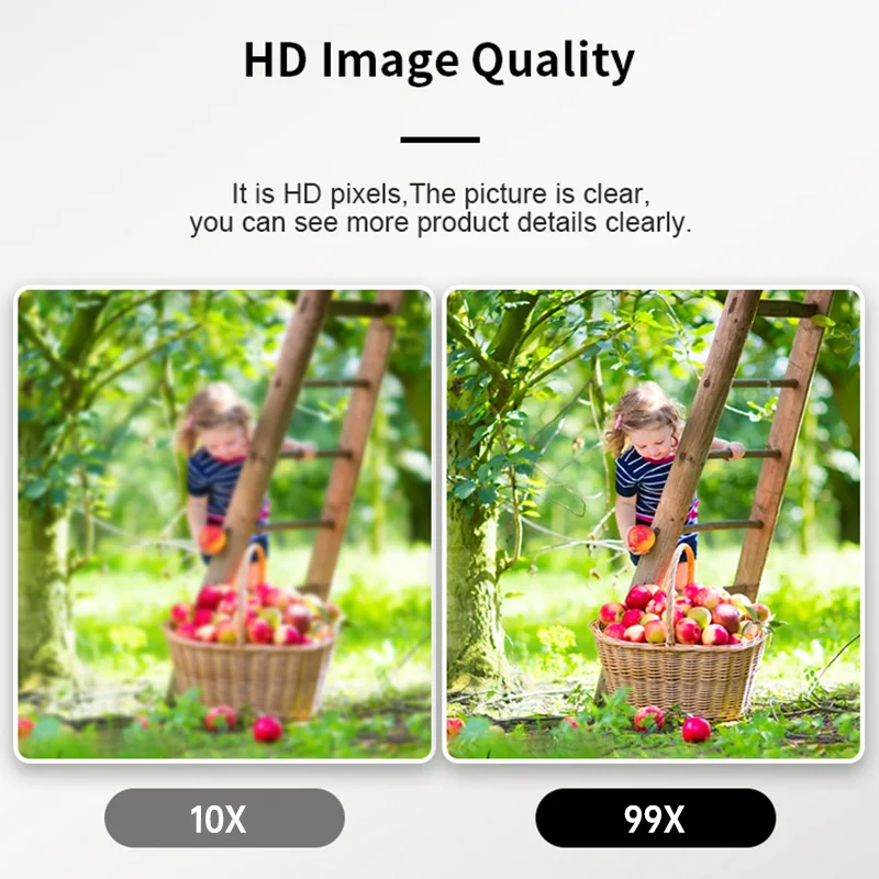 Rscamtom 4K HD 99X Zoom كاميرا شبكة مراقبة ملونة للرؤية الليلية الأحمر والأزرق ضوء إنذار Cctv كاميرا الأمن #5