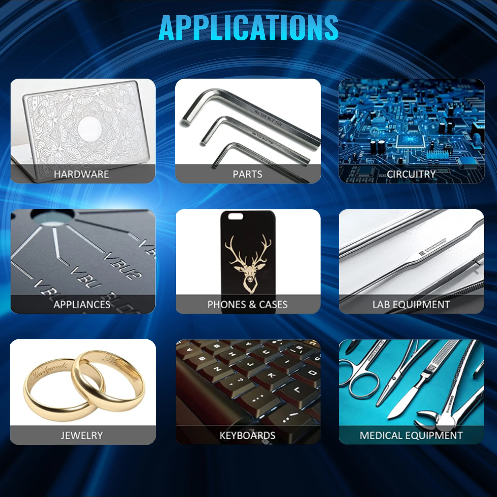 

Волоконный лазерный маркиратор SIHAO 20W 30W 50W с программным обеспечением EZCAD2 для гравировки и резки металла, стали, золота, серебра