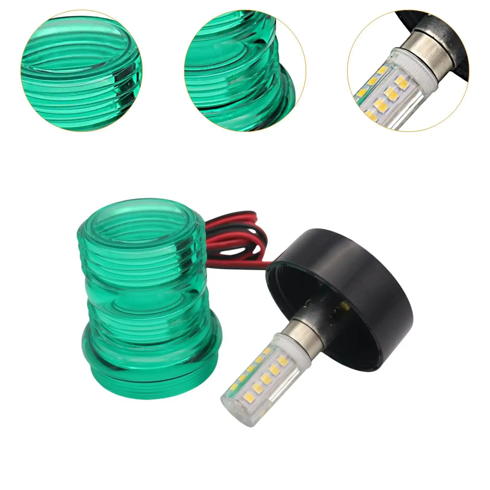 في جميع أنحاء LED ستيرن الملاحة الخفيفة 5W للماء جبل مصباح إشارة للسفن البحرية الإبحار