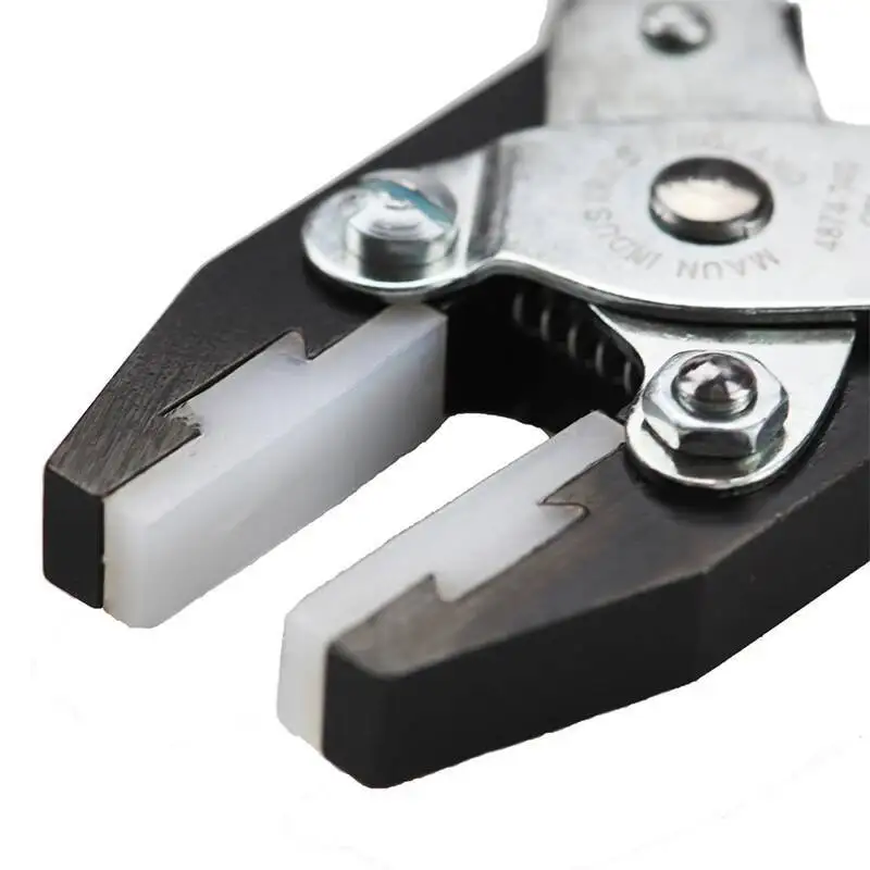 140Mm Nylon Jaws Flat Nose Parallel Plier Professional Jewelry Craft Pliers Soft Wire Loop Making Tools Jaw flat cutters tools