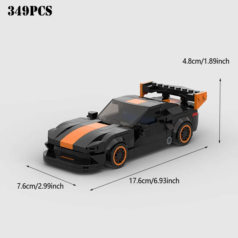 

349pcs Building Blocks, Creative Education, Classic Vintage Car, Assembly, DIY Puzzle, MOC Car Toy Models, Birthday Gift for Kid