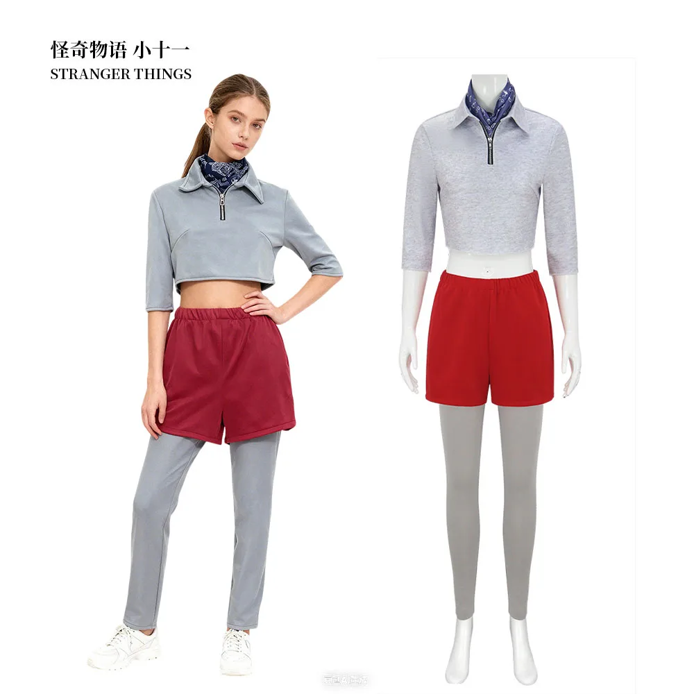 Stranger Eleven Cosplay-Kostüm TV Staffel 5 Thin Things 11 für Frauen und Mädchen Outfits Fantasy Halloween Karneval Party Cosplay-Anzug