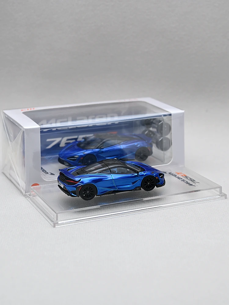 CM Model 1:64 765LT  Supercar Model Car Vehicle  with Display Box Gift for Teenagers Adults Hobby Collection