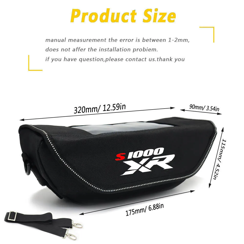 For BMW S1000XR s1000xr s 1000xr s1000 xr  Motorcycle accessory  Waterproof And Dustproof Handlebar Storage Bag  navigation bag