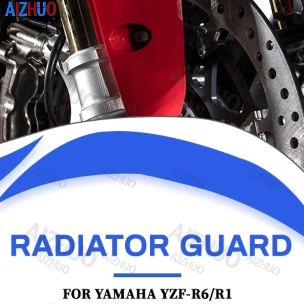 

For Yamaha YZF R1 yzf r1 YZFR1 2007-2008 YZF-R6 2006-2015 2016 Radiator Grille Guard Cover Protector Radiator Guard Protection