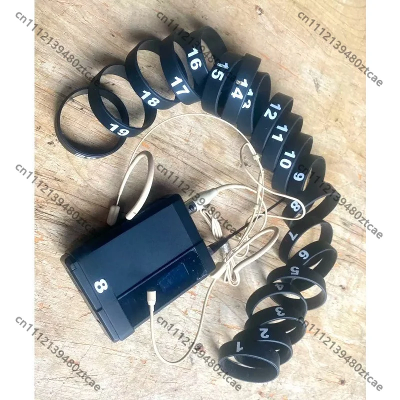 Bodypack Microphone Number Ring, Number Label Sticker for Headset & Lavalier Mic, Mic Identifier for Crosstalk and Opere
