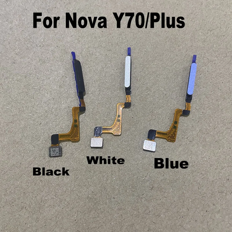 

For Huawei Nova Y70 Plus Fingerprint Sensor Power Button Flex Cable Touch ID Sensor Home Buttons Smartphone Replacemnt