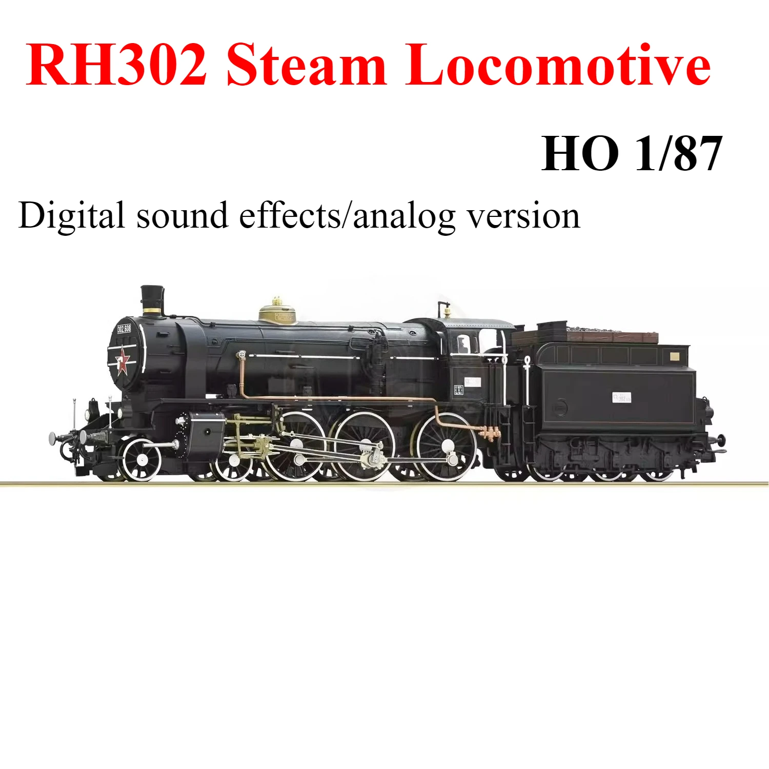 ROCO HO 1/87 Train Model RH302 Steam Locomotive 7100025-7110025 DC/digital Sound Effects Two Models Available Aldult Toy Giftt