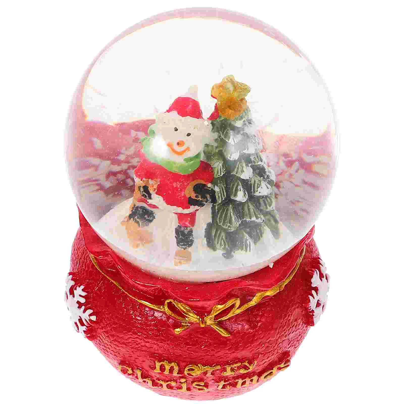 樹脂製の本棚の装飾,クリスマスの装飾,クリスタルボール,休日の装飾,繊細なクリスマスギフト,パーティーの装飾