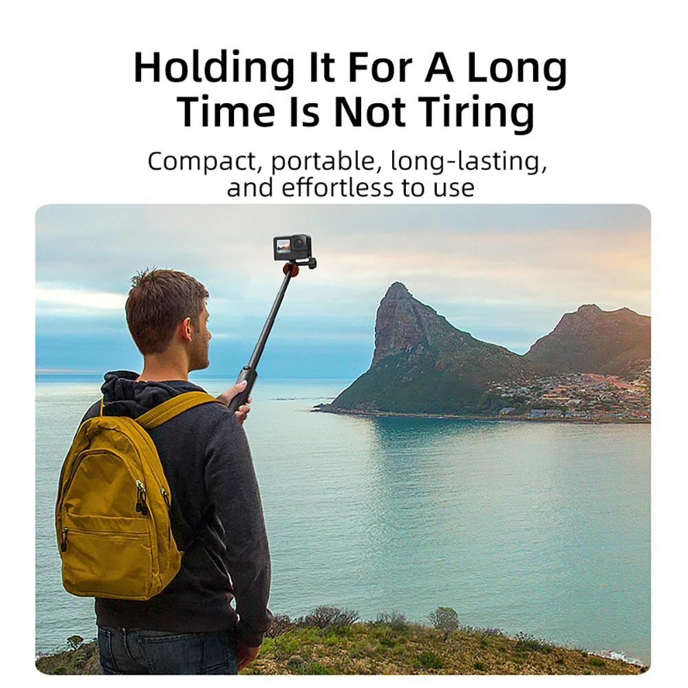 Tripé de bastão de selfie para dji osmo 360/instar360 x5/action 5 pro/bolso 3/gopro 13/dslr, poste de extensão de câmera, fotografia de viagem