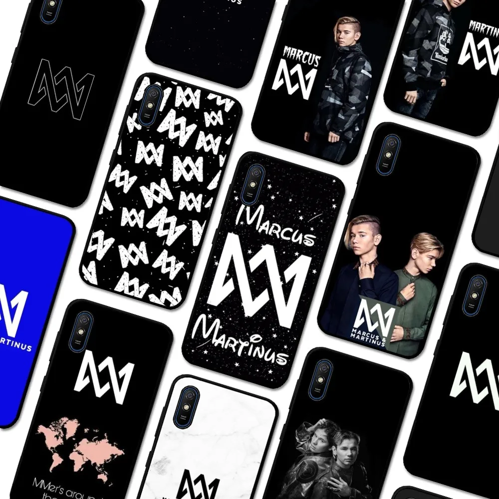 M-Marcus And M-Martinus Phone Case For Redmi 5 6 7 8 9 10 Plus Pro 6 7 8 9 A GO K20 K30 K40 Pro Plus F3 Fundas