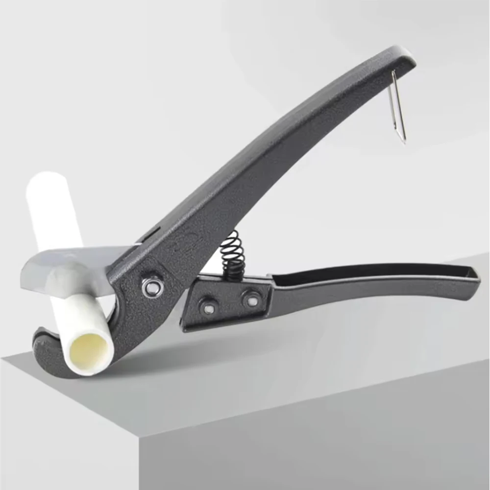 32mm PVC-Rohrschneider, Hochleistungs-Kunststoffrohr-Schneideschere, Ergonomischer Griff, Scharfe Klinge für Müheloses Schneiden von PVC/PPR/PE