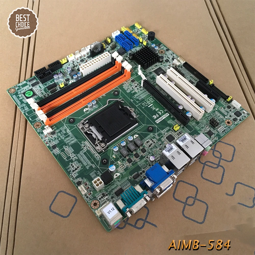 

For Advantech AIMB-584 REV:A1 Industrial Motherboard AIMB-584QG2 19A6058401-01 , Quad CPU, 1150-pin, Dual NIC with USB3.0