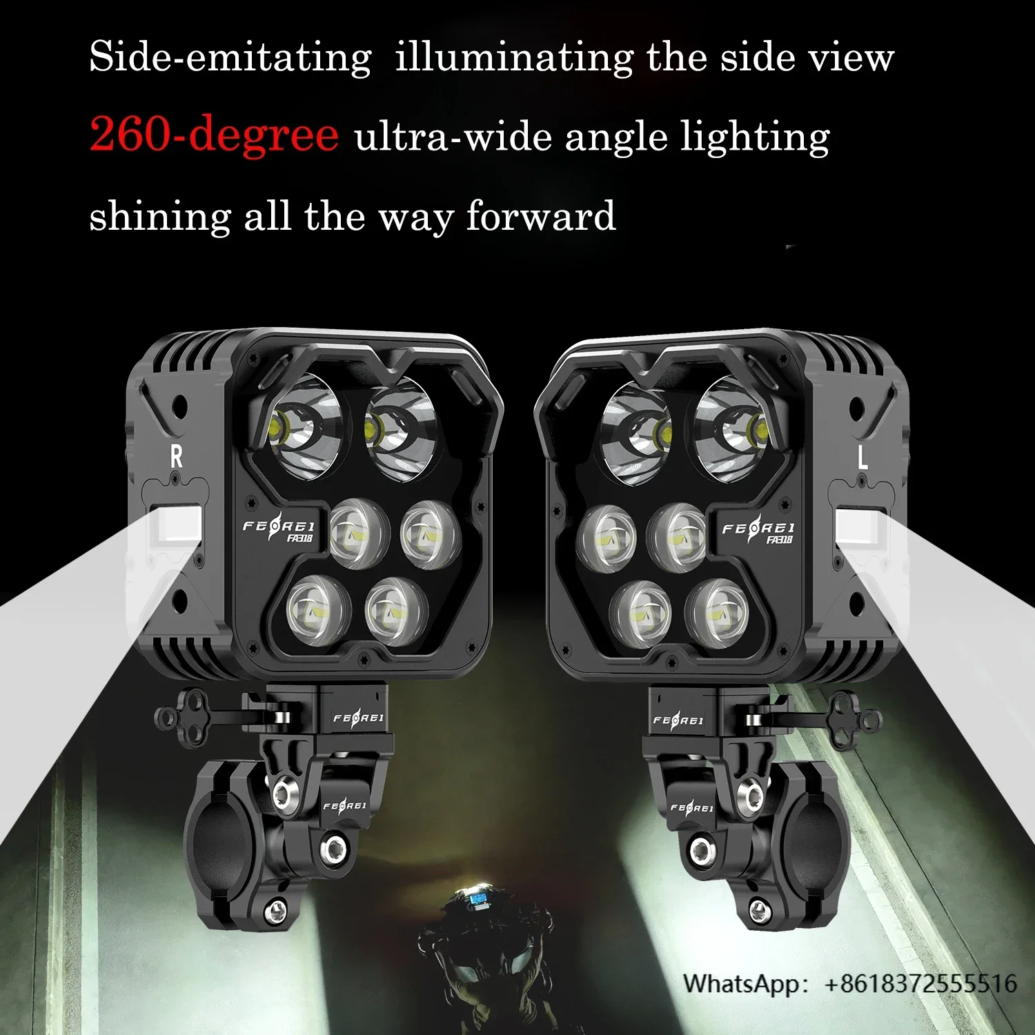 

X Ferei Professional LED Motorcycle Lighting System Aluminium Alloy Fog & Daytime Running Lights For R1250 GS Adventure