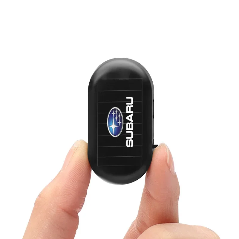 سيارة صغيرة LED تعمل بالطاقة الشمسية مصباح أمان الحذر مصباح اكسسوارات السيارات لسوبارو فورستر Xv امبريزا Wrx Sti 2010 Outback #3