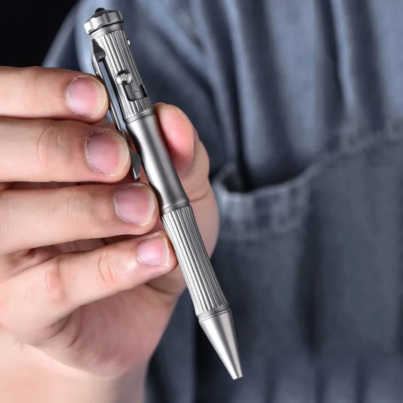 Titanium Alloy Tactical Pen G2 Signature Business Pen Emergency Survival Window Breaker Finger Rotate Decompression Gift Tool - view 2