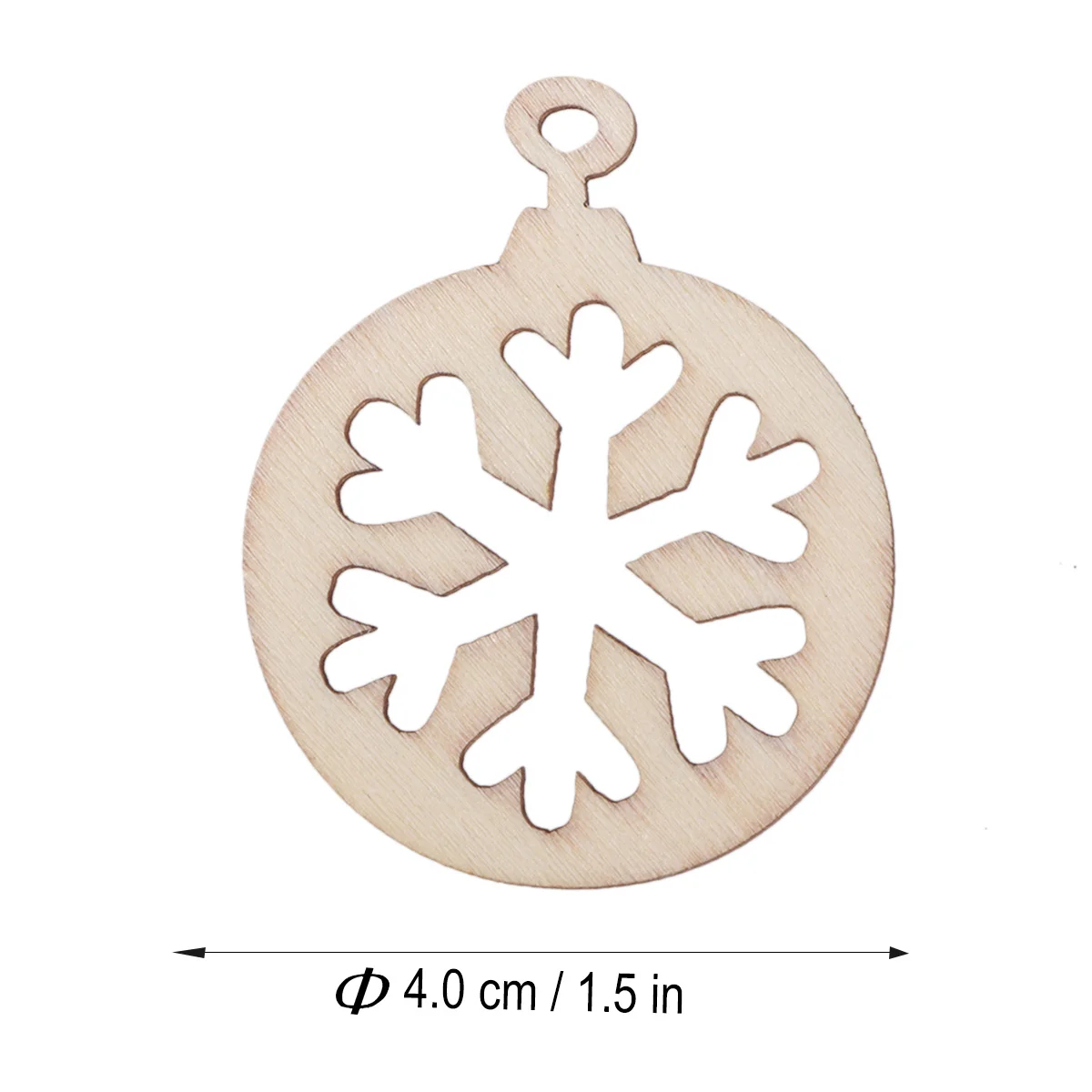 

10Pcs Laser Cut Wood Slices Blank Ornaments Christmas Decoration Craft Supplies Scrapbooking Party Wedding Deco