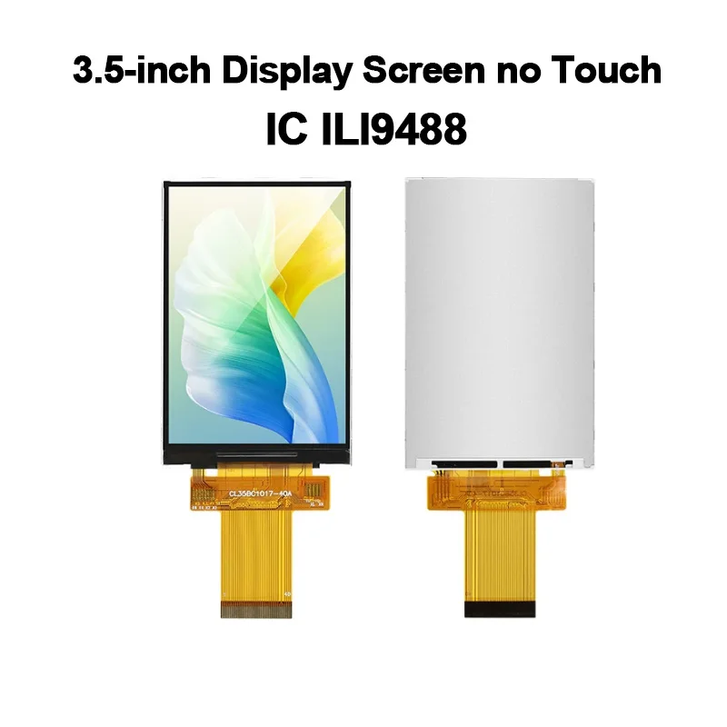 3.5 inch 320(RGB)*480 ILI9488 ST7796 40PIN SPI TFT LCD Screen MCU 8/16Bit Interface (Touch/No Touch)