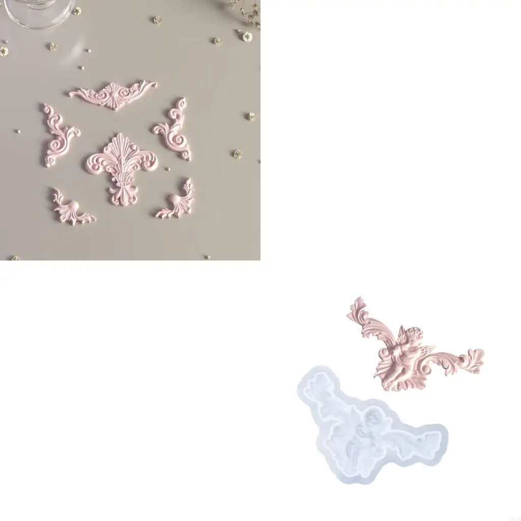 Modern Embossed Mold 5 Design Option Hand-Making Supplies Silicone Texture for Enthusiasts and Gift Makers